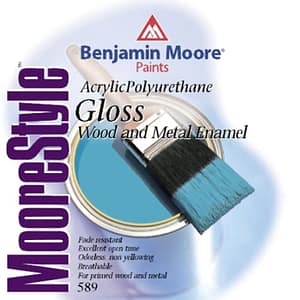 Benjamin Moore 589 MooreStyle Acrylic Wood & Metal / Πολυουρεθάνική Ριπολίνη Νερού Γυαλιστερή